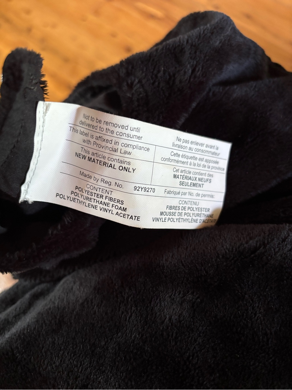 Pottery Barn Kids Black Plush Long Sleeve Top (Originally Part Of A Costume?)4-6 — image 7 of 8